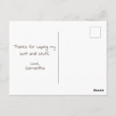 Beste mama... Funny Moederdag Card Briefkaart (Achterkant)