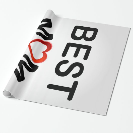 Beste mama | Gepersonaliseerd voor mijn moeder Cadeaupapier (Uitgerold)