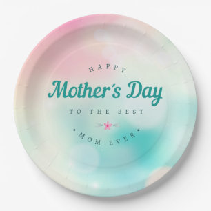 Beste mama Happy Moederdag Papieren Bord