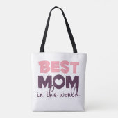 Beste mama in de Moederdag van de wereld Tote Bag (Achterkant)
