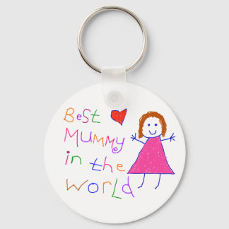 Beste mama in de wereld sleutelhanger