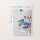 Beste mama in het universum - Aangepaste foto Legpuzzel (Verticaal)