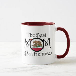 Beste mama in San Francisco met twee cubs 11oz mok