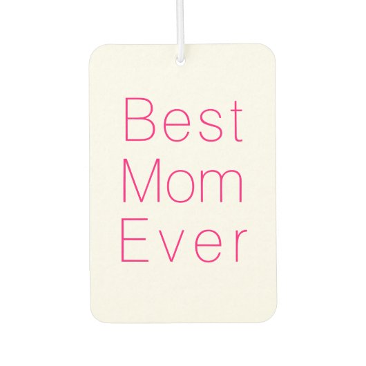 Beste mama, Moederdag, Moeder minimalistische fuch Luchtverfrisser (Voorkant)