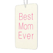 Beste mama, Moederdag, Moeder minimalistische fuch Luchtverfrisser (Links)