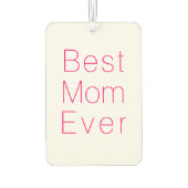 Beste mama, Moederdag, Moeder minimalistische fuch Luchtverfrisser (Achterkant)