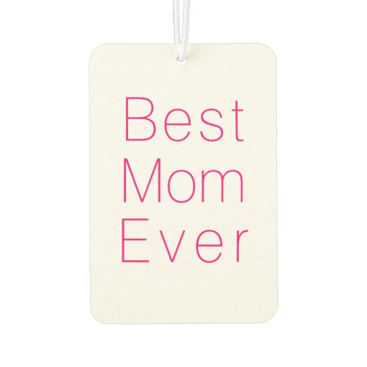 Beste mama, Moederdag, Moeder minimalistische fuch Luchtverfrisser (Achterkant)