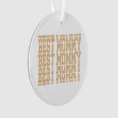 Beste mama, moederdag ornament (voorkant)