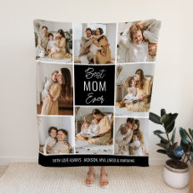 Beste mama ooit aangepaste fleece deken