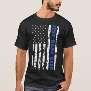 Beste mama ooit Amerikaanse vlag Patriottische ou T-shirt