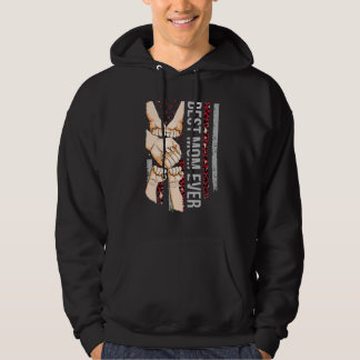 Beste mama ooit, Amerikaanse vlag voor Moederdag Hoodie