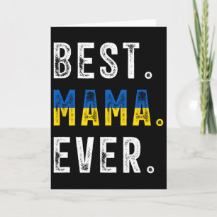 Beste mama ooit! Beste Oekraïense moeder Kaart