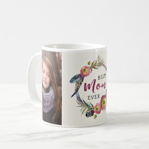 Beste mama ooit Breedontwerp 2 Foto-Mok Koffiemok