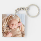 Beste mama ooit Foto Boho Rainbow Sleutelhanger (Achterkant)