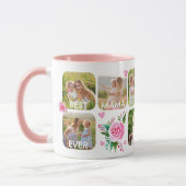 Beste Mama Ooit Foto Collage Moederdag Mok (Links)