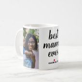 Beste Mama Ooit Foto Koffiemok (Voorkant links)