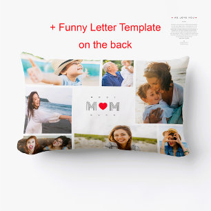 Beste mama ooit Funny Moederdag 7 Foto collage Kussen