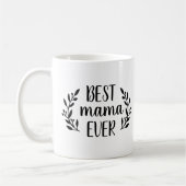 Beste mama ooit gepersonaliseerde koffie Mok (Links)