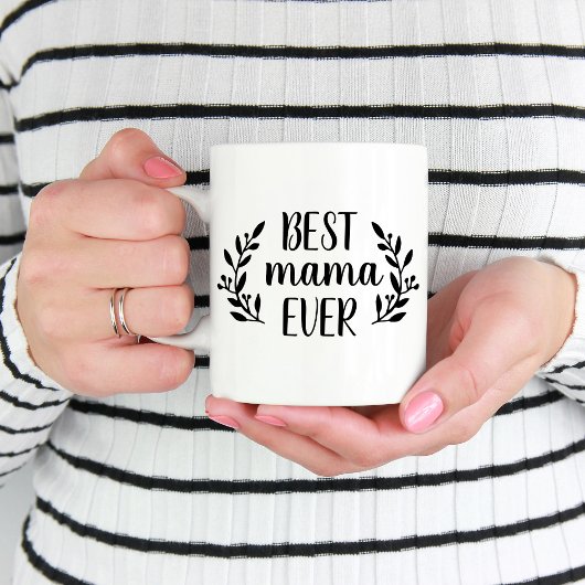 Beste mama ooit gepersonaliseerde koffie Mok