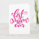 Beste mama ooit | HAPPY MOEDERDAG Kaart (Voorkant)