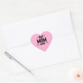 Beste mama ooit hart sticker (Envelop)