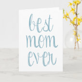 Beste mama ooit kaart (Gele Bloem)