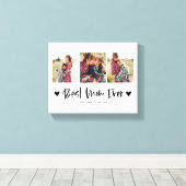 Beste mama ooit | Meerdere foto's Moederdag Canvas Afdruk (Insitu (Houten vloer))