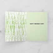 Beste mama ooit moderne groene blokletters kaart (Binnen)
