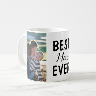 Beste mama ooit, Moederdag aangepaste foto Mok, ko Koffiemok