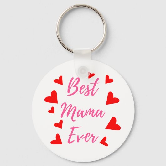 Beste mama ooit - Moederdag Cadeauidee Sleutelhanger (Voorkant)