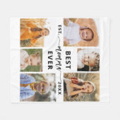 Beste mama ooit - Moederdag fotocollage Fleece Deken (Voorkant (Horizontaal))