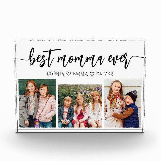 Beste mama ooit - Moederdag fotocollage Fotoblokken (Voorkant)