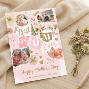 Beste Mama Ooit Moederdag Scrapboek Foto Collage Kaart