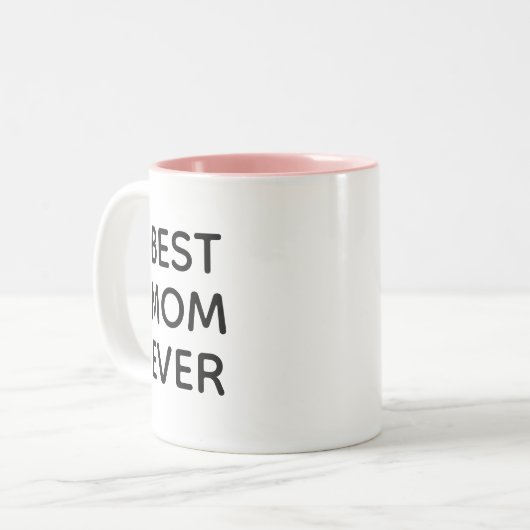 Beste mama ooit | Moederdag Two-Tone Coffee Mok (Voorkant links)