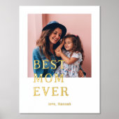 Beste mama ooit | Offerte & foto Folie Afdrukken (Voorkant)