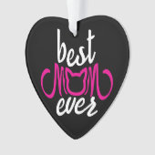 Beste mama ooit ornament (voorkant)