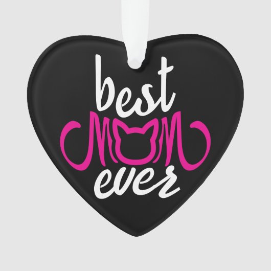 Beste mama ooit ornament (voorkant)