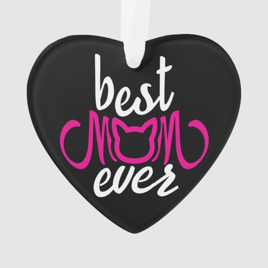 Beste mama ooit ornament (achterkant)