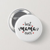 Beste mama ooit ronde button 5,7 cm (Voorkant /achterkant)