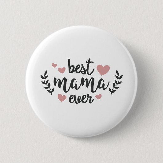 Beste mama ooit ronde button 5,7 cm (Voorkant)