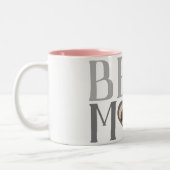 Beste mama ooit | Schattige 1 foto Happy Mothers D Tweekleurige Koffiemok (Links)