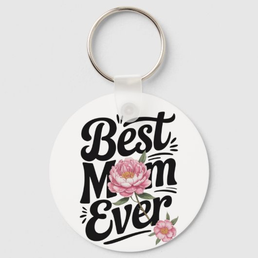 "Beste mama ooit" Sleutelhanger (Voorkant)