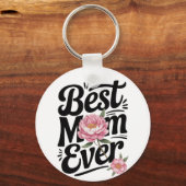 "Beste mama ooit" Sleutelhanger (Voorkant)