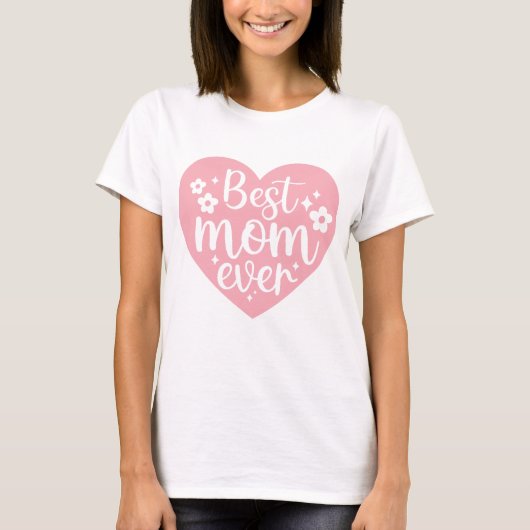 Beste mama ooit t-shirt (Voorkant)