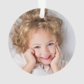 Beste mama ooit | Trendy Bourgogne Boho Floral Fot Ornament (achterkant)