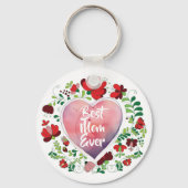 Beste mama ooit, Verjaardag- Moederdag Gift Sleutelhanger (Voorkant)