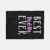 Beste mama ooit - voor moeder fleece deken (Voorkant (Horizontaal))