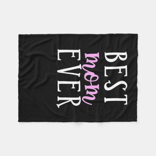 Beste mama ooit - voor moeder fleece deken (Voorkant (Horizontaal))