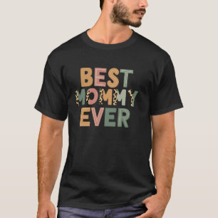 Beste mama ooit voor tante Leopard Moeders T-shirt