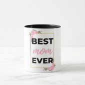 Beste mama ooit zwart mok (Midden)
